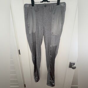 NWOT WHBM/WKND satin trim straight crop pants sz 8L